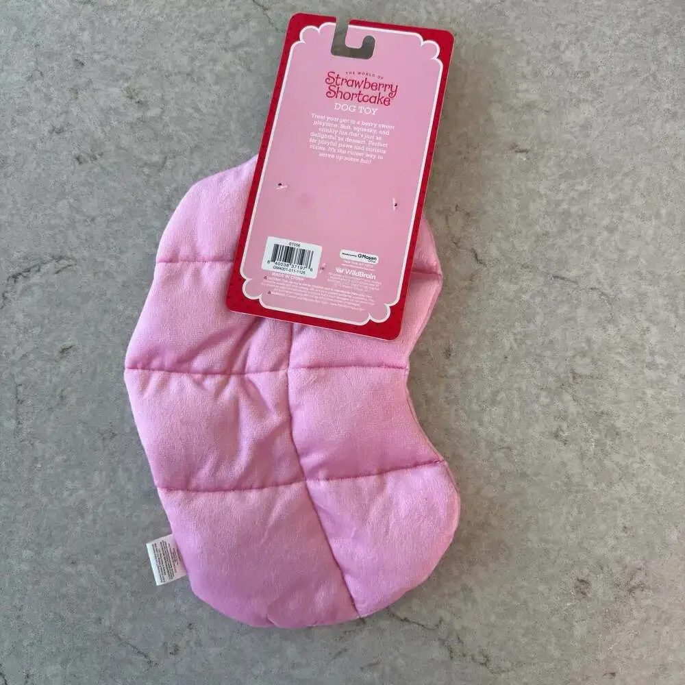 The World of Strawberry Shortcake Dog Toy with Squeakers Inside